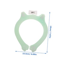 COLLBATH Neck Cooling Tube Reusable Cooling Neck Wrap for Summer Heat Lightweight Portable Ice Pack for Comfortable Stylish Design for Daily Use