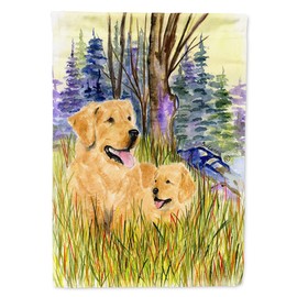 Caroline's Treasures SS8014GF Golden Retriever Flag Garden Size, Small, Multicolor