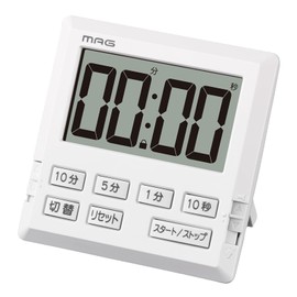 Mag TM-604WH Digital Timer, Muting, Clock, Repeat Function, Volume Control, Light Included, For Learning