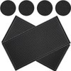 4 Portavasos para Mesa+2 Tapete para Barra de Bar, Alfombrilla