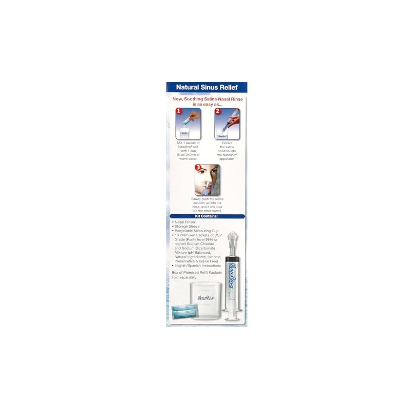 Squip Products Nasaline Sistema de enjuague nasal - 1 kit