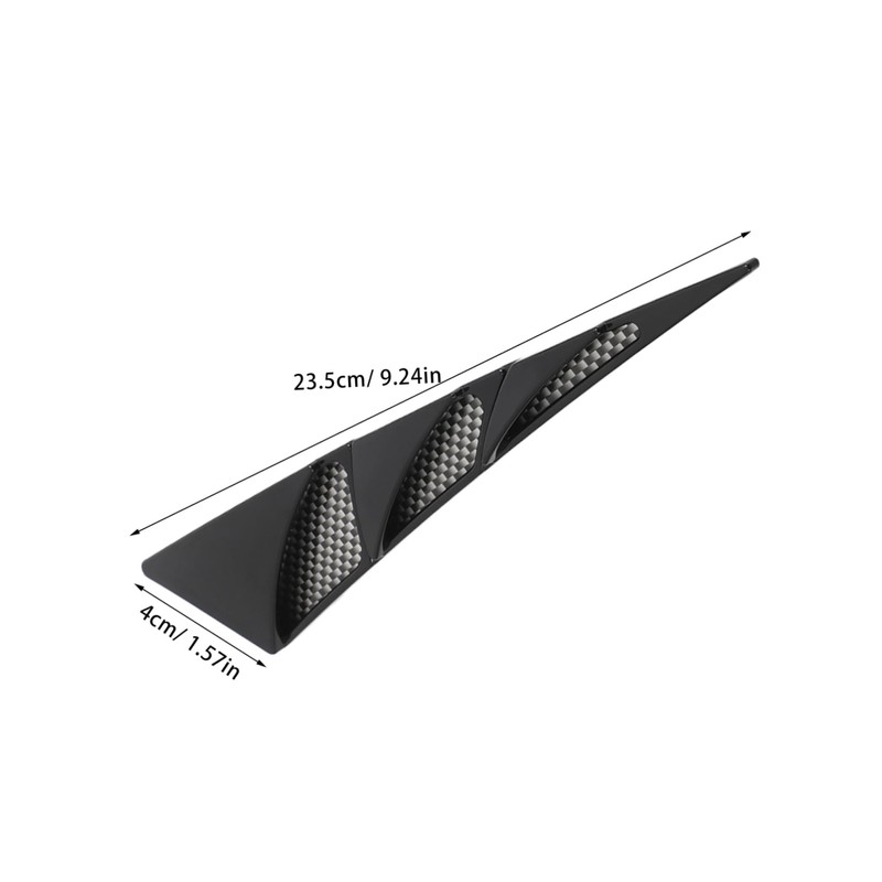 ABOOFAN 1Pair Car Hood Vent Scoop Covers Enhance Airflow Cooling