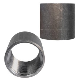 Supply Giant NDUU0600 6" Straight Merchant Steel Coupling with Black Coating