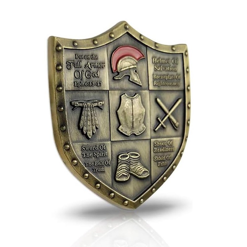 Put On The Whole Armor of God Challenge Coin Eph
