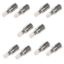 Telephone Cord Detangler(10 Pack), Uvital Wireless Anti-Tangle Telephone Handset Cable 360 Degree Rotating Landline Swivel Cord Untangler Black