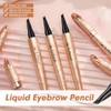 Microblading Brow Pencil with 4-Prong Micro Fork Tip (Light Brown)
