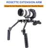 NICEYRIG Rosette Extension Arm with Nato Rail & Locating Holes