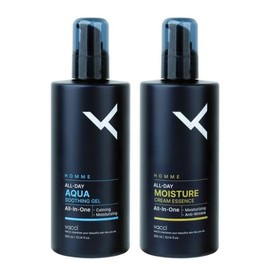 바찌 옴므 4in1 올데이 올인원 300ml 택1 /스킨+로션+크림+에센스를 하나로 끈적임없는 남성 보 Bazzi Homme 4in1 All-Day All-in-One 300ml Choose 1 / Skin + Lotion + Cream + Essence in One, Non-Sticky Men's Product