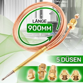 Universal Thermocouple for the Oven with 5 Nuts of Length 150 cm ONIX TECH
