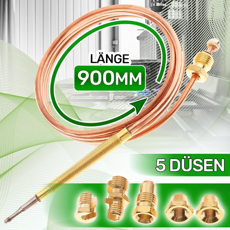 Universal Thermocouple for the Oven with 5 Nuts of Length
