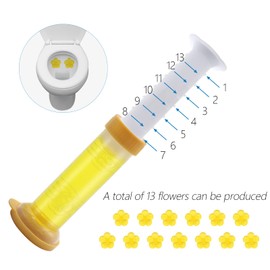 Ayipaqen Toilet Gel Stamp 4PCS/52 Count Flower Fragrance Bathroom Toilet Gel Stamp Refills Flower Stamp Gel with Air Freshening Scent