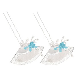 Healeved Vintage Japanese Flower Hair Chopsticks Metal Hairpin with Tassel for Women Handmade Long Hair Bun Holder Comb