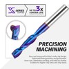 ZahyoX 1/4 Inch Shank Upcut Spiral Router Bit, 5 Pack