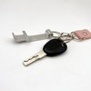 ZHANGBY 50 Pack Metal Bottle Opener Keychain Bulk, Portable Beer