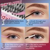 MayHug Individual Eyelashes Kit 30+40D 9-16mm Mixed Cluster Lashes Kit