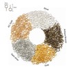 HUIHUIBAO 100 Pieces Small Screw Eyes Pin Hook for DIY