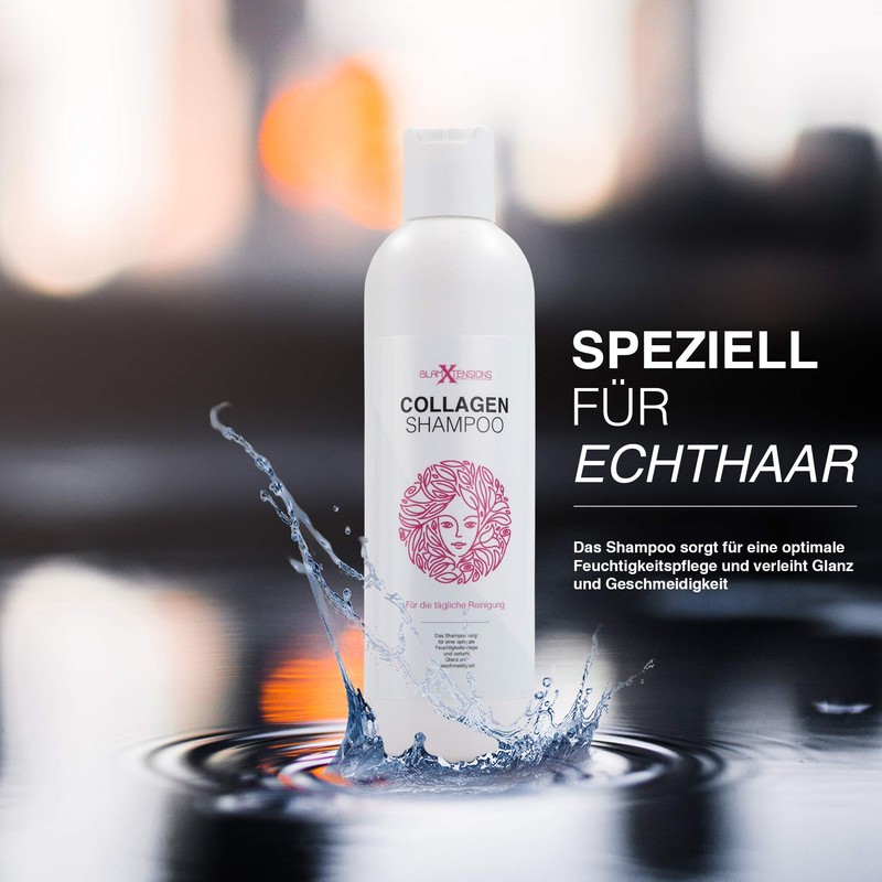 GlamXtensions Shampoo for Real Hair, Extensions Care Hair Extensions Wigs