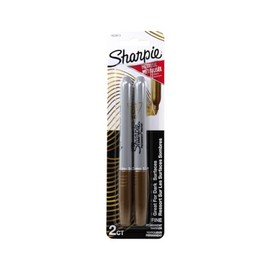 SHARPIE MARKER GOLD 2PK2
