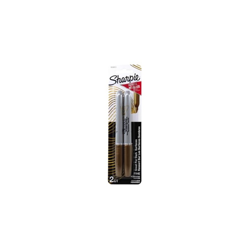 SHARPIE MARKER GOLD 2PK2