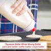 RROAD Hand Dough Dispenser, Pancake Dough Mixing Bottle Dispenser Cupcake