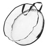 LABRIMP Space-saving Christmas Wreath Storage Bag Transparent View Large Wreath
