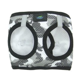 DOGGIE DESIGN American River Dog Harness Camouflage Collection - Gray Camo L