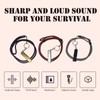 UGrandF 3 Pack Survival Safety Whistles with Lanyard and Keychain