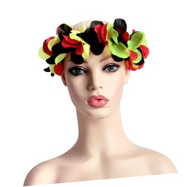 FOMIYES 5pcs Flower Hair Hoops Headdress for Women Beach Holiday Decorations for Weddings Festivals Photography