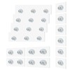 Qgond 14-Pack Shower Caddy Adhesive Replacement - Strong Adhesive Hooks