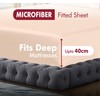 Fitted Sheet Extra Deep Pocket 16 inch (40cm) Bedding Soft