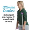 Universal Crutch Underarm Pad and Hand Grip Covers - Luxurious