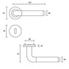 Design Handle Set Angel | Quick Assembly Screw Rosette Look