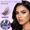 Kit Diy Extensión De Pestañas Autoadhesivas Con Pinzas