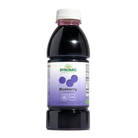 Dynamic Health Blueberry Concentrate, 100% Concentrate, Unsweetened, No Additives, Brain Function, Antioxidant Support, Vegan, Gluten Free, Non-GMO, 16 Fl oz
