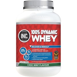 INC 100 Dynamic Whey Choc Mint Flavour 2kg