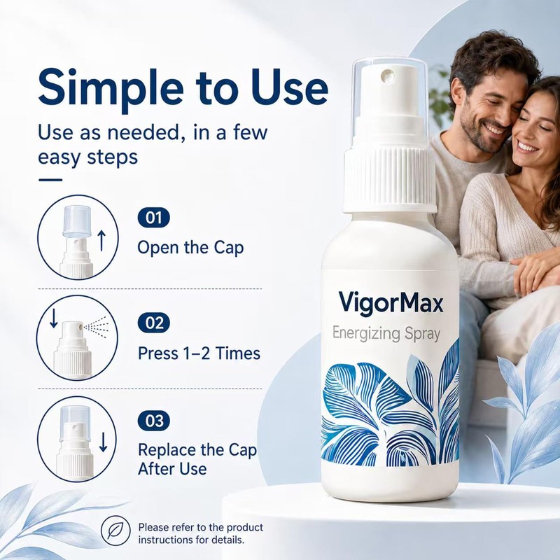 VigorMax Spray, VigorMax Seaweed Energizing Spray for Men, Fast-Acting Formula