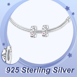 Simphman Family Sister Friends Love 925 Sterling Silver Charms Dangles for Bracelets and Necklaces Gift Jewellery for Women Girls Family and Friends, Cubic Zirconia