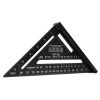 WEN ME777L 7-Inch Magnetic Rafter Square Layout Tool with Laser-Etched