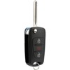 KeylessOption Keyless Entry Car Remote Flip Ignition Key Fob for