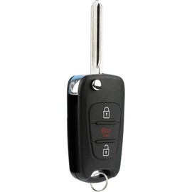 KeylessOption Keyless Entry Car Remote Flip Ignition Key Fob for 2010-2013 Kia Soul 2012-2014 Kia Rio