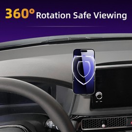 soukeo Upgraded Car Phone Holder Fits for Honda Civic 2023 2024 Auto Accessories(Only fit for 9-Inch Screen),Cradles Adjustable Cell Phone Mount for 4-7 in Phones