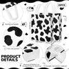 20 Pieces Cow Print Gift Bags Cow Party Favors Non