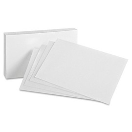 100 Extra Thick Index Cards | Blank Note Card | 14pt (0.014”) 100lb | Heavyweight Thick White Cover Stock | 100 Cards Per Pack - 3 x 5 Inches