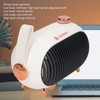 Small Space Heater 900W PTC Ceramic Fast Heating 3 Level
