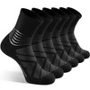 Compression Ankle Support Socks Men Running Women Trainer Coolmax Wicking