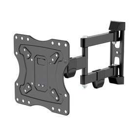 ELG Versatile Full Motion TV Wall Mount - Supports 15'' to 58'' TVs up to 66.1lbs, Articulating Arms for Swivel, Tilt, and Extension, Max VESA 200x200mm, Durable Steel Construction in Sleek Black