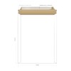 200 Pack 6x6 White Rigid Stay Flats Self-Seal Cardboard Envelope