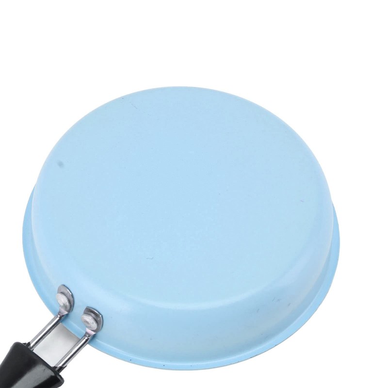 BOENLU 4.72in Mini Frying Pan, Stainless Steel Nonstick Induction Pot