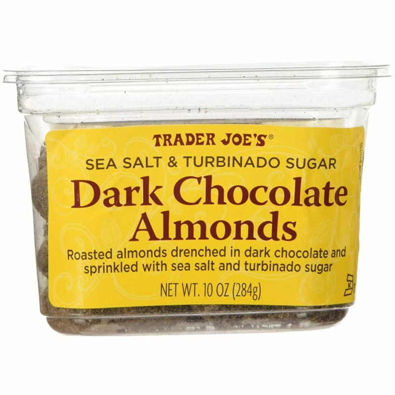 Trader Joe's 2 PACK TRADER JOE'S DARK CHOCOLATE ALMONDS