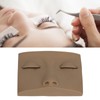 Eyelash Practice Mannequin Face Silicone Lash Mannequin Head with Double
